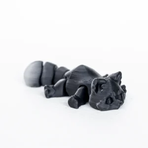 Monochrome Raccoon Flexi | Mini Desk Buddies